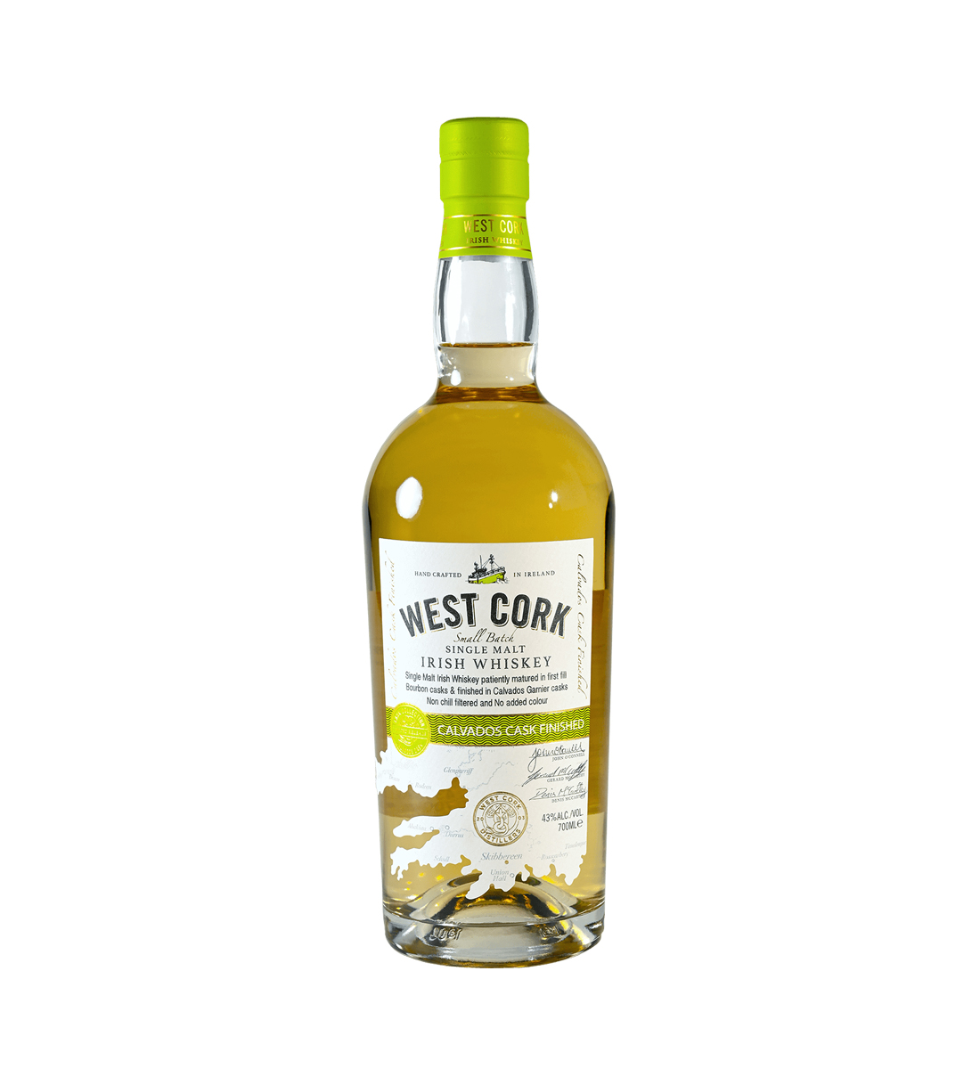 West Cork Calvados Cask Finished Single Malt Irish Whiskey 0.7L